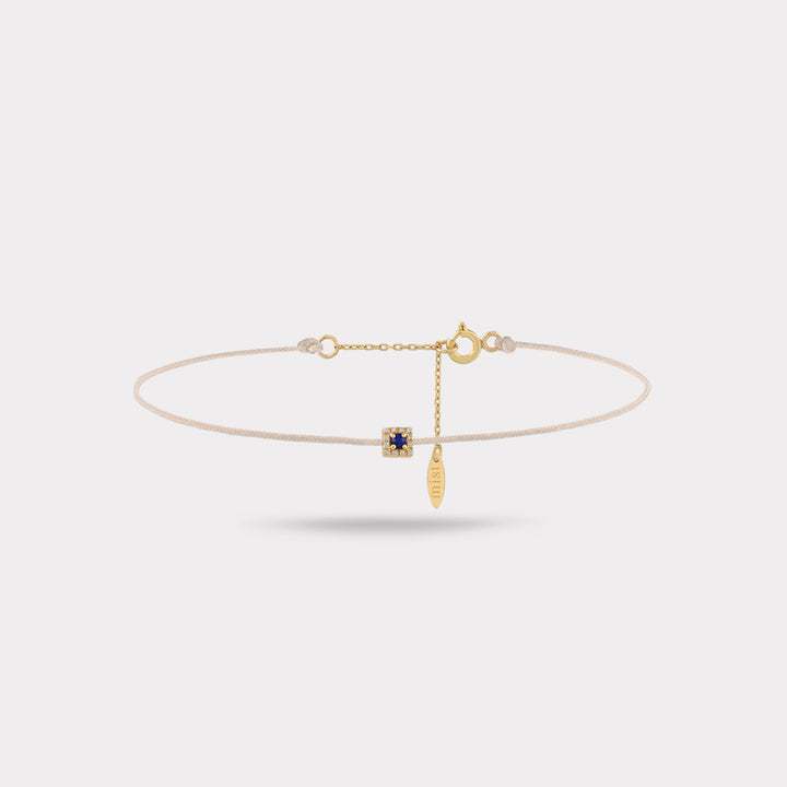 LUNARIS CREAM STRING BRACELET