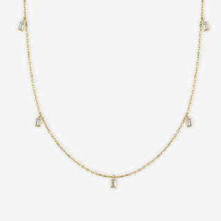 Cascade Baguette Diamond Kolye