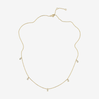Cascade Baguette Diamond Kolye