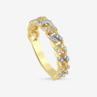 Interwoven Radiance Diamond Yüzük