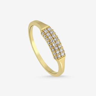 Pavé Crest Diamond Yüzük