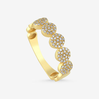 Pavé Disc Diamond Yüzük