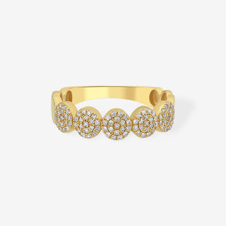 Pavé Disc Diamond Yüzük