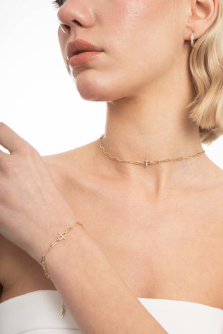Axis Link Diamond Kolye
