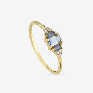 Azure Trinity Diamond Yüzük