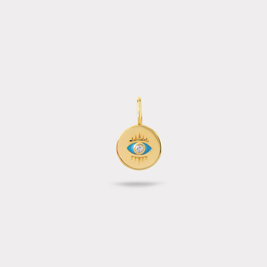 BLUE EYE NECKLACE CHARM