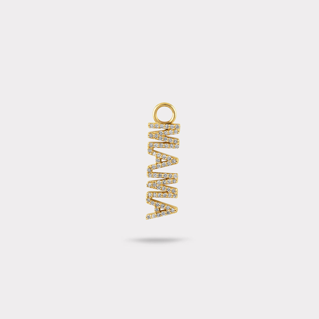 MAMA DIAMOND EARRING CHARM