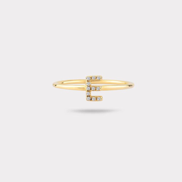 INITIAL DIAMOND RING