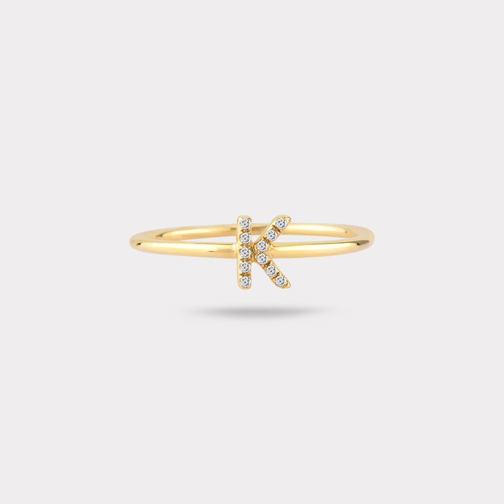 INITIAL DIAMOND RING