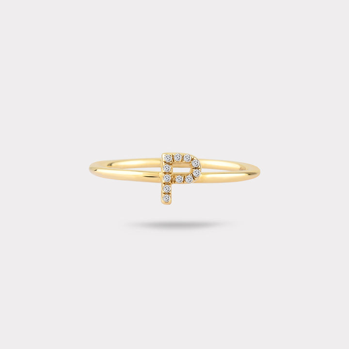 INITIAL DIAMOND RING