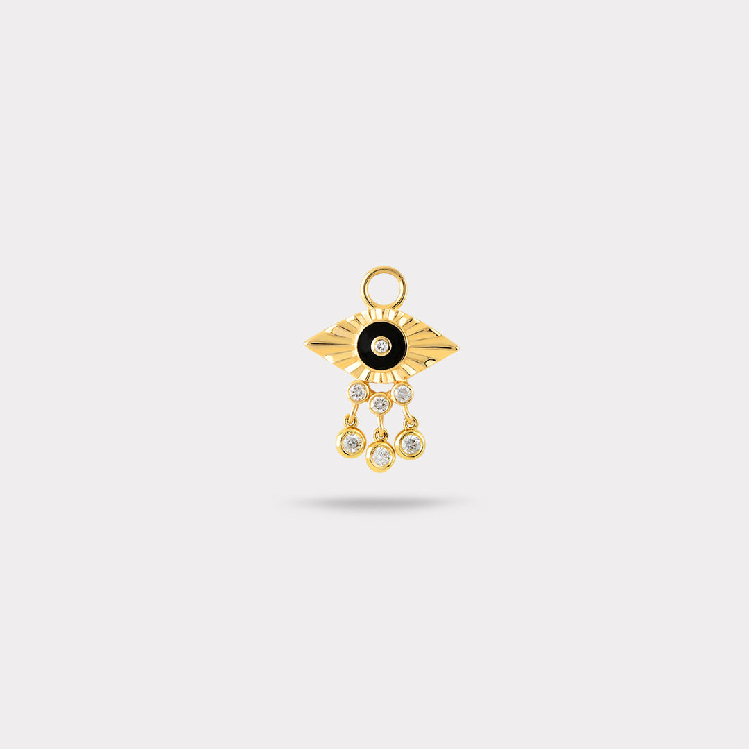 TARA EYE DIAMOND EARRING CHARM