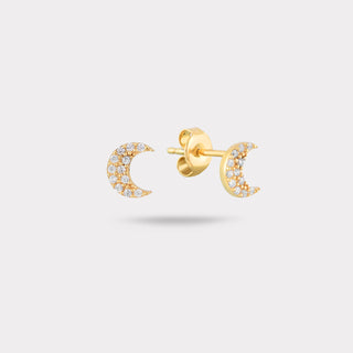 Moon Diamond Stud Küpe