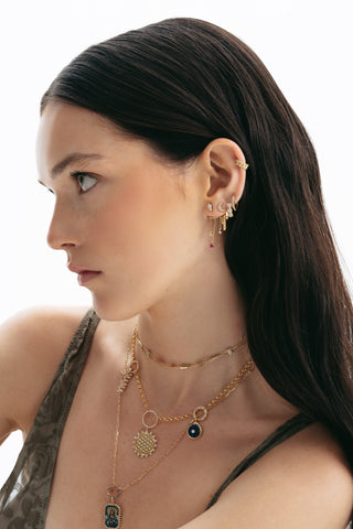 Moon Diamond Stud Küpe