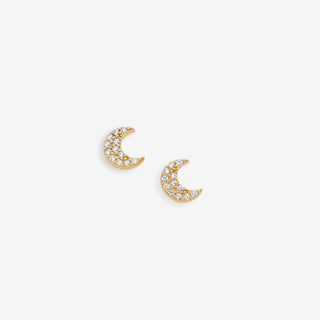 Moon Diamond Stud Küpe