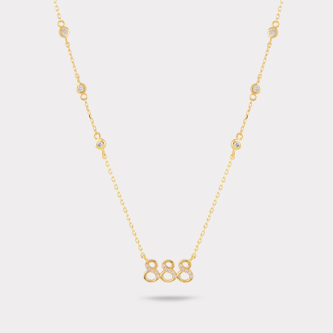 888 DIAMOND NECKLACE