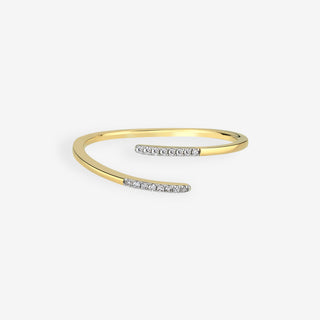 Parallel Diamond Yüzük