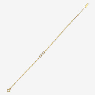 Double Square Diamond Bileklik
