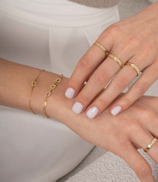 Triple Square Diamond Bileklik