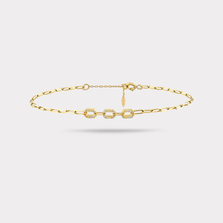 SINRO DIAMOND BRACELET