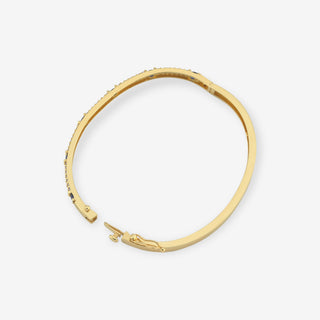 Blue Stone Diamond Bangle Bileklik