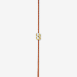 Twin Diamond Cord Bileklik