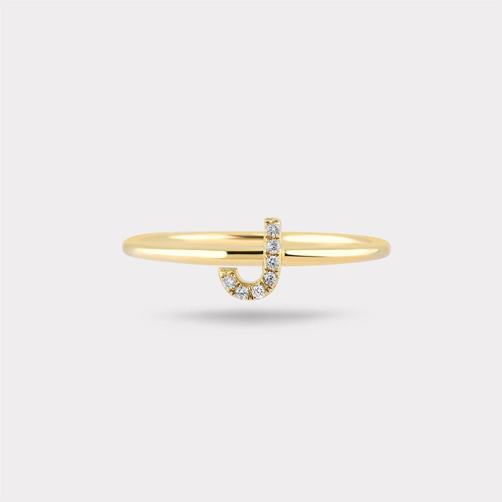 INITIAL DIAMOND RING