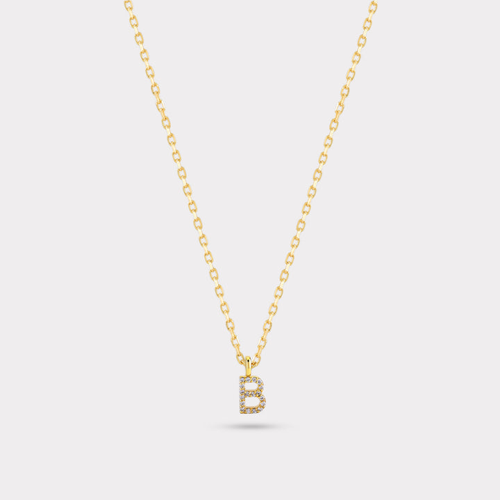 INITIAL DIAMOND NECKLACE