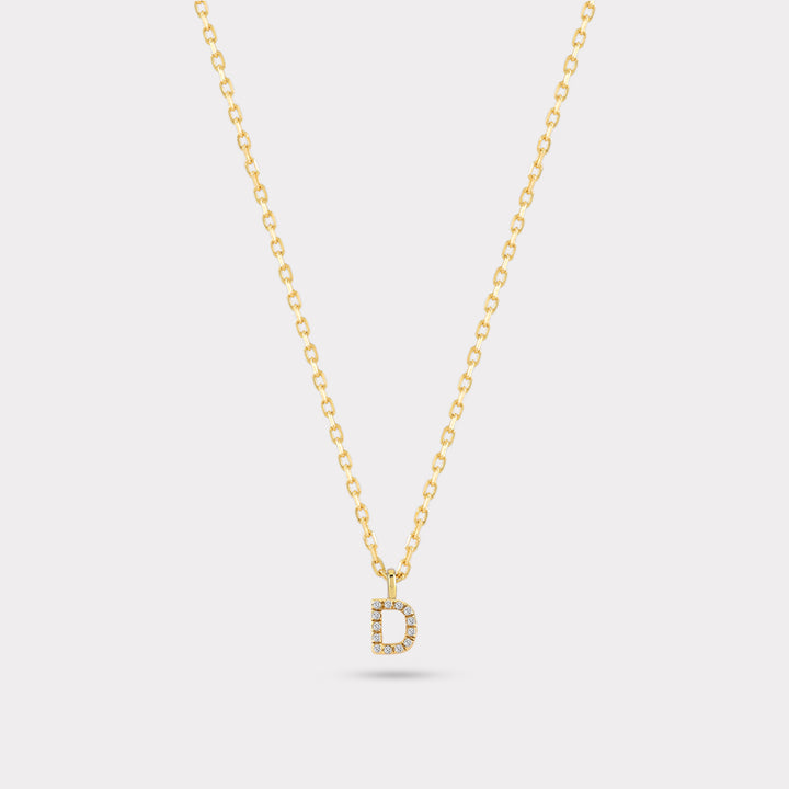 INITIAL DIAMOND NECKLACE