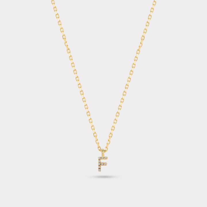 INITIAL DIAMOND NECKLACE