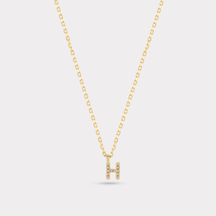 INITIAL DIAMOND NECKLACE