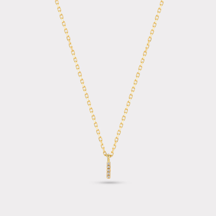 INITIAL DIAMOND NECKLACE