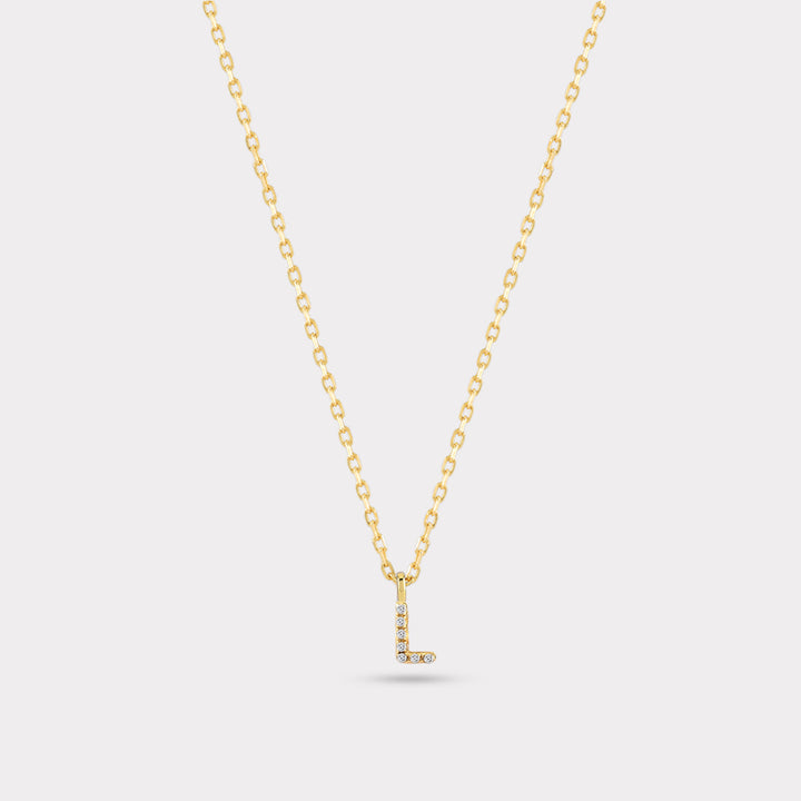 INITIAL DIAMOND NECKLACE