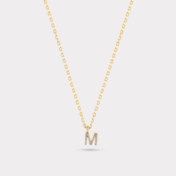 INITIAL DIAMOND NECKLACE