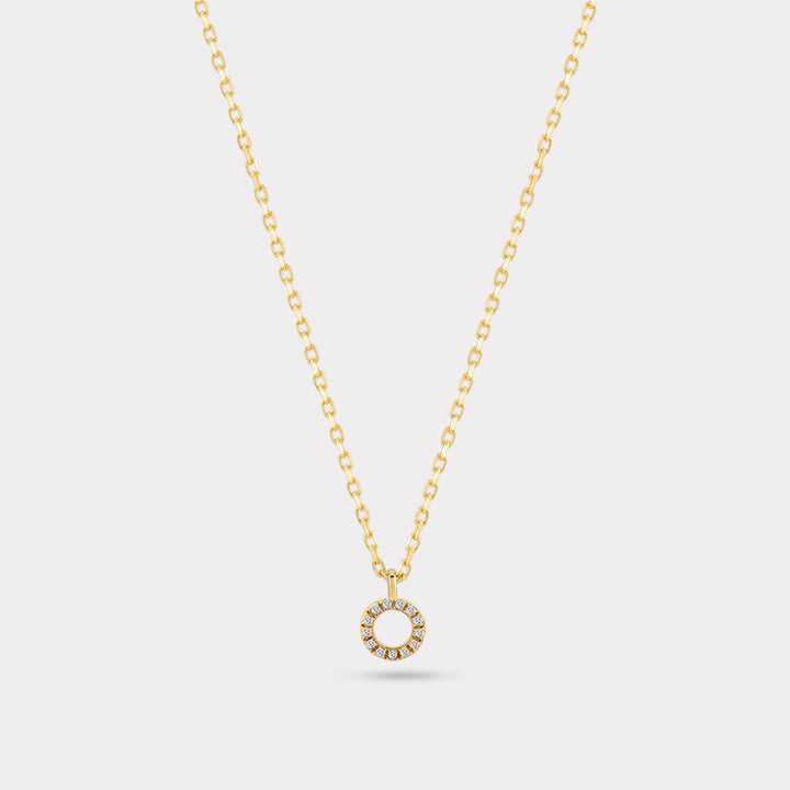 INITIAL DIAMOND NECKLACE