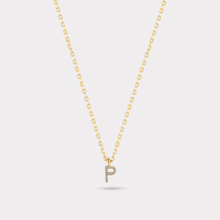 INITIAL DIAMOND NECKLACE