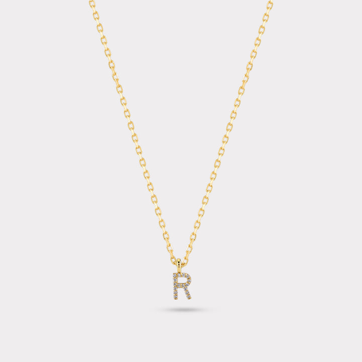 INITIAL DIAMOND NECKLACE