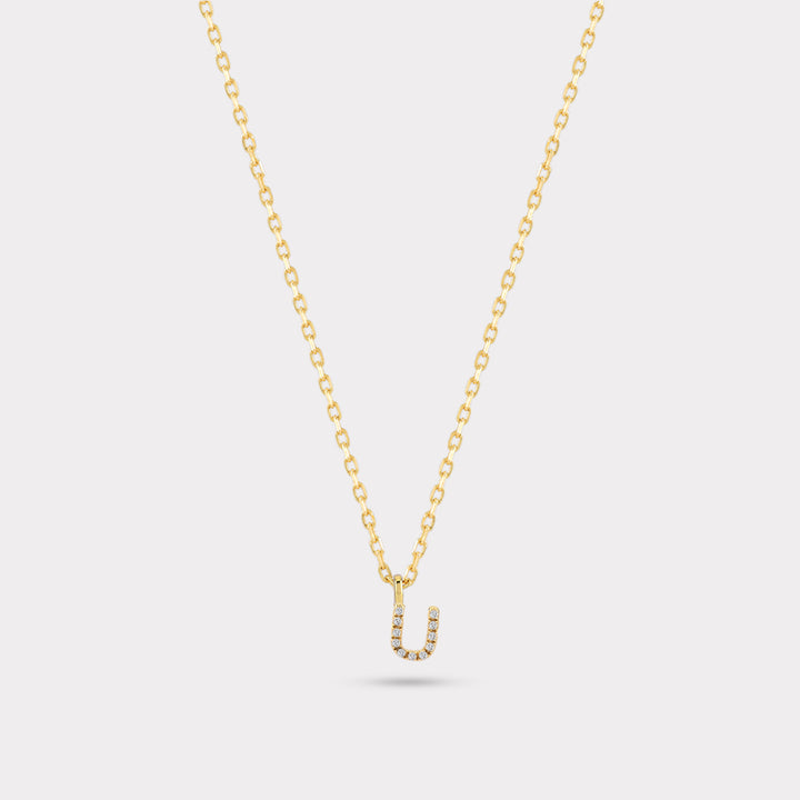 INITIAL DIAMOND NECKLACE