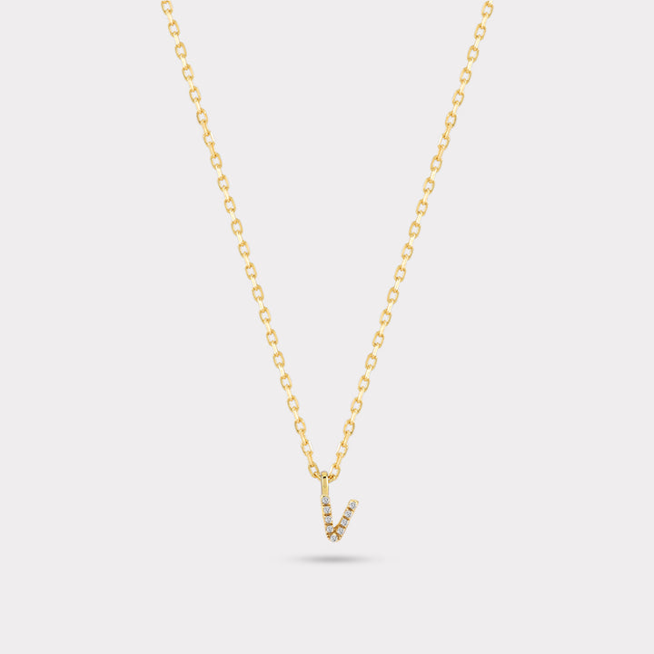 INITIAL DIAMOND NECKLACE