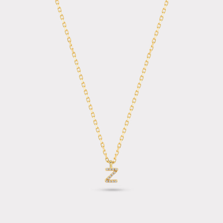 INITIAL DIAMOND NECKLACE