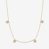 Square Drop Diamond Kolye